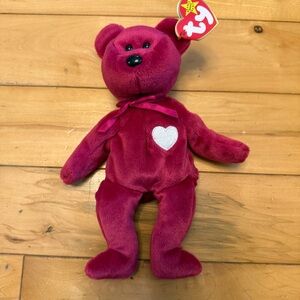 Valentina Plush Bear in Rich Pink